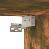 Set Mobili Porta TV 2 pz Rovere Fumo in Legno truciolato