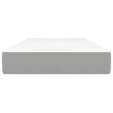 Materasso a Molle Insacchettate Grigio Chiaro 80x200x20 cm