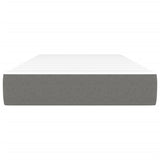 Materasso a Molle Insacchettate Grigio Scuro 90x200x20 cm