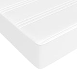 Materasso a Molle Insacchettate Rigidità Media Bianco 90x200x20 cm in Similpelle