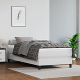 Materasso a Molle Insacchettate Rigidità Media Bianco 90x200x20 cm in Similpelle