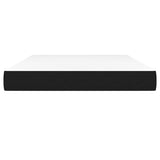 Materasso a Molle Insacchettate Nero 140x190x20 cm in Tessuto