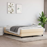 Materasso a Molle Insacchettate Rigidità Media Cream 140x190x20 cm in Tessuto