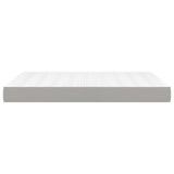 Materasso a Molle Insacchettate Rigidità Media Grigio Chiaro 140x200x20 cm