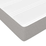 Materasso a Molle Insacchettate Rigidità Media Grigio Chiaro 140x200x20 cm