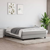 Materasso a Molle Insacchettate Rigidità Media Grigio Chiaro 140x200x20 cm