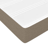 Materasso a Molle Insacchettate Rigidità Media Grigio Tortora 160x200x20 cm