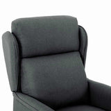Sedia da massaggio Grigio scuro 93.5 x 67.5 x 101.5 cm Tessuto