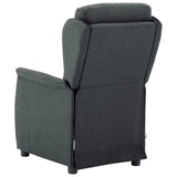 Sedia da massaggio Grigio scuro 93.5 x 67.5 x 101.5 cm Tessuto