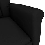 Sedia da massaggio Nero 96.5 x 70.5 x 95 cm Microfibra