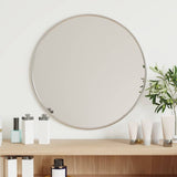 Specchio da Parete Argento  40 cm Rotondo