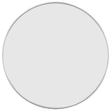 Specchio da Parete Argento  50 cm Rotondo