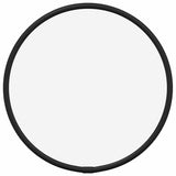 Specchio da Parete Nero  20 cm Rotondo