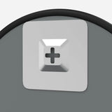 Specchio da Parete Nero  20 cm Rotondo