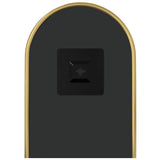 Specchio da Parete Dorato 40x15 cm Ovale