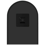 Specchio da Parete Nero 40x15 cm Ovale