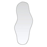 Specchio da Parete Argento 80x35 cm