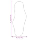 Specchio da Parete Dorato 60x25 cm