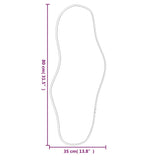 Specchio da Parete Dorato 80x35 cm