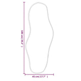 Specchio da Parete Dorato 100x45 cm