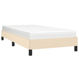 Giroletto senza Materasso Crema 90x200 cm in Tessuto