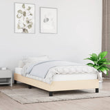 Giroletto senza Materasso Crema 90x200 cm in Tessuto