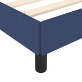 Giroletto senza Materasso Blu 140x190 cm in Tessuto