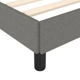 Giroletto senza Materasso Grigio Scuro 180x200 cm Tessuto