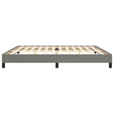 Giroletto senza Materasso Grigio Scuro 200x200 cm Tessuto
