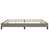 Giroletto senza Materasso Grigio Scuro 200x200 cm Tessuto