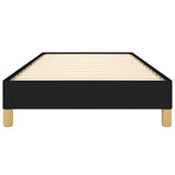 Giroletto senza Materasso Nero 80x200 cm Tessuto