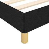 Giroletto senza Materasso Nero 80x200 cm Tessuto