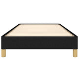 Giroletto senza Materasso Nero 90x200 cm in Tessuto