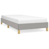 Giroletto senza Materasso Grigio Chiaro 100x200 cm Tessuto