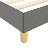 Giroletto senza Materasso Grigio Scuro 120x200 cm Tessuto
