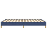 Giroletto senza Materasso Blu 140x190 cm in Tessuto