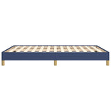 Giroletto senza Materasso Blu 160x200 cm in Tessuto