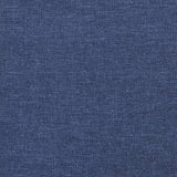 Giroletto senza Materasso Blu 160x200 cm in Tessuto