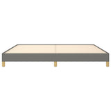 Giroletto senza Materasso Grigio Scuro 200x200 cm Tessuto