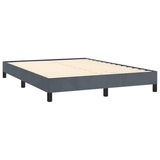 Struttura letto senza Materasso Grigio Scuro 152x203 cm matrimoniale Velluto