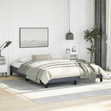 Struttura letto senza Materasso Grigio Scuro 152x203 cm matrimoniale Velluto