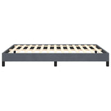 Struttura letto senza Materasso Grigio Scuro 152x203 cm matrimoniale Velluto