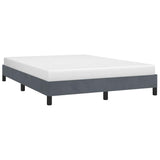 Struttura letto senza Materasso Grigio Scuro 152x203 cm matrimoniale Velluto