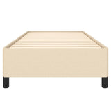 Giroletto senza Materasso Crema 80x200 cm in Tessuto