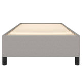 Giroletto senza Materasso Grigio Chiaro 90x190 cm Tessuto