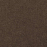 Giroletto senza Materasso Marrone Scuro 120x200 cm Tessuto