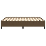 Giroletto senza Materasso Marrone Scuro 140x190 cm Tessuto