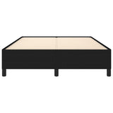 Giroletto senza Materasso Nero 140x200 cm in Tessuto