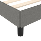 Giroletto senza Materasso Grigio Scuro 180x200 cm Tessuto