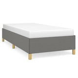 Giroletto senza Materasso Grigio Scuro 80x200 cm Tessuto